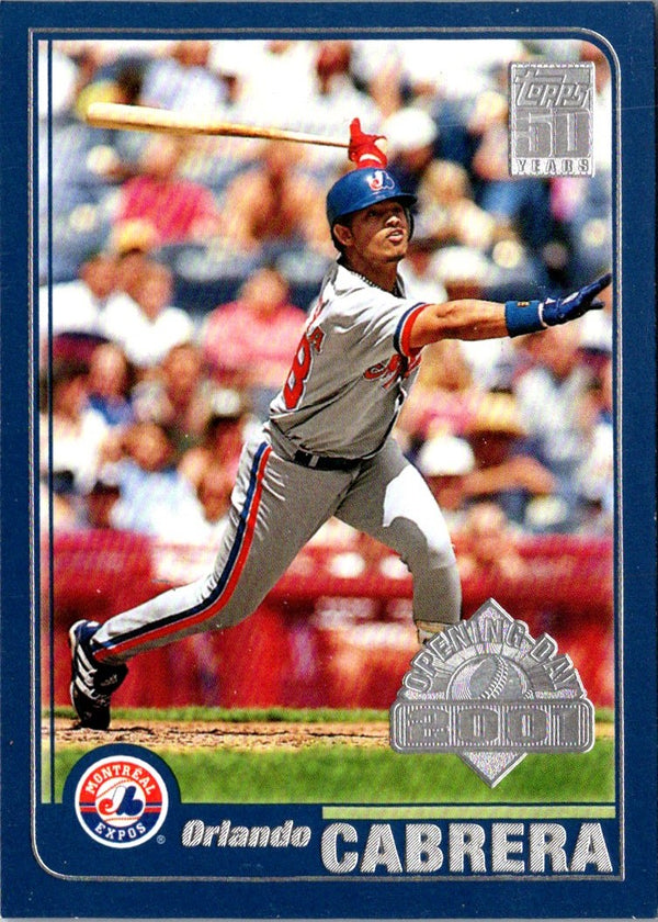 2001 Topps Opening Day Orlando Cabrera #40