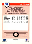 1991 Line Drive AAA Ron Stephens