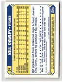 1987 Topps Tiffany Bill Dawley