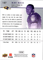 2008 Upper Deck First Edition Ray Rice #187 Rookie