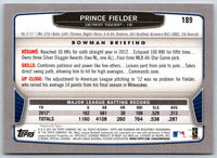 2014 Bowman Prince Fielder #189