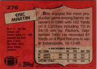 1987 Topps Eric Martin #276 Rookie NM+