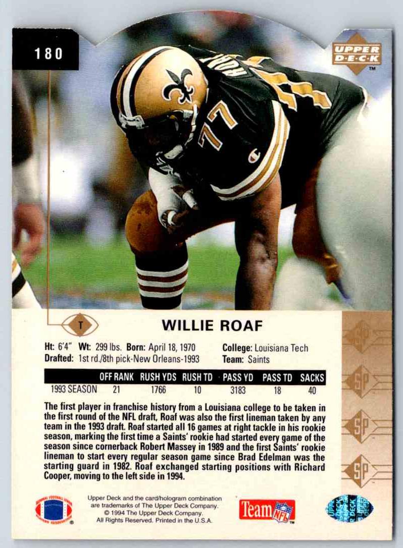 1994 Upper Deck Willie Roaf