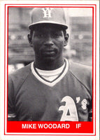 1982 TCMA West Haven A's Mike Woodard #19
