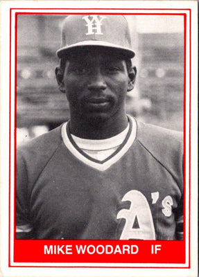 1982 TCMA West Haven A's Mike Woodard #19