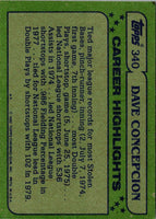 1982 O-Pee-Chee Dave Concepcion #340