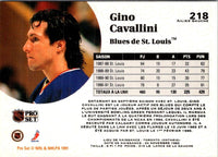 1991 Pro Set French Gino Cavallini #218