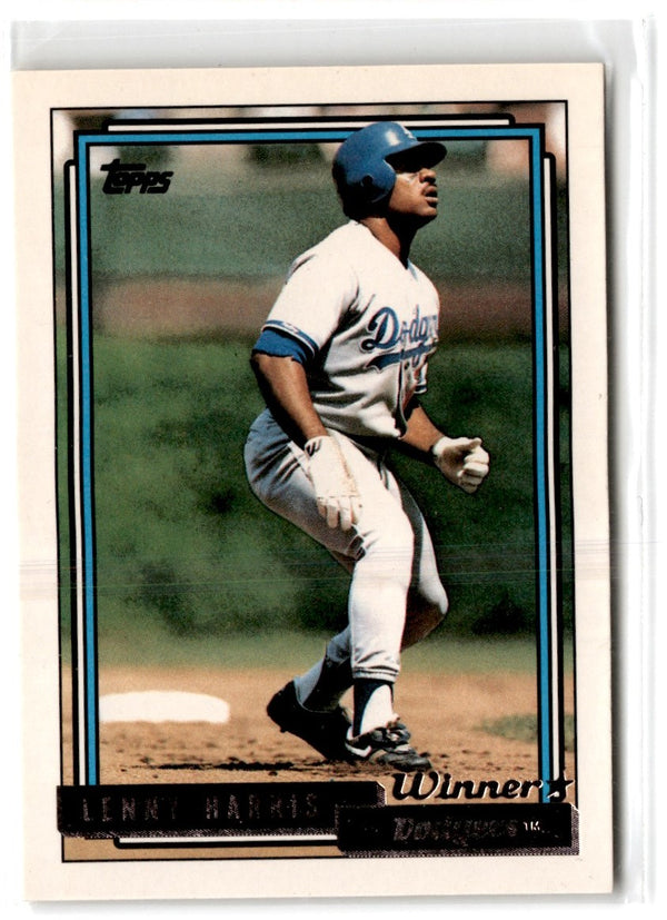 1992 Topps Gold Winners Lenny Harris #92