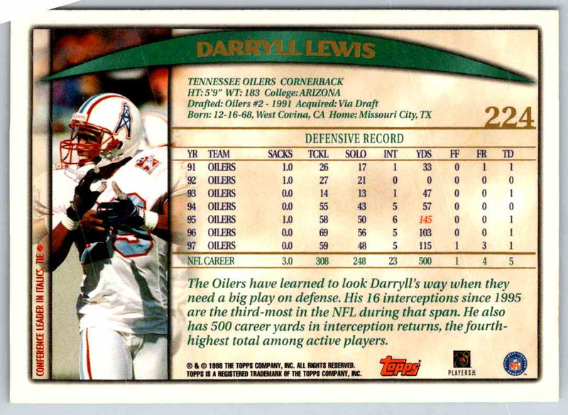 1998 Topps Darryll Lewis