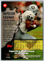1997 Topps Stadium Club Football Napoleon Kaufman #97