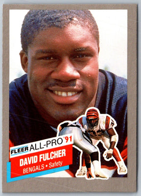 1991 Fleer All-Pro David Fulcher #18