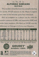 2008 Upper Deck Goudey Alfonso Soriano #33