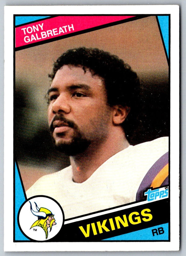 1984 Topps Tony Galbreath #292