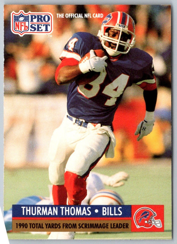 1992 Pro Set Power Thurman Thomas #34