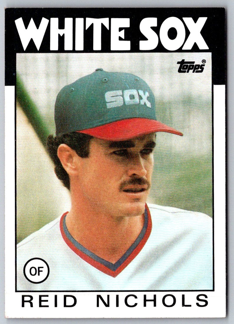 1986 Topps Reid Nichols