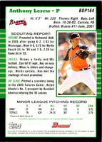 2005 Bowman Chrome Draft Picks & Prospects Anthony Lerew #BDP164