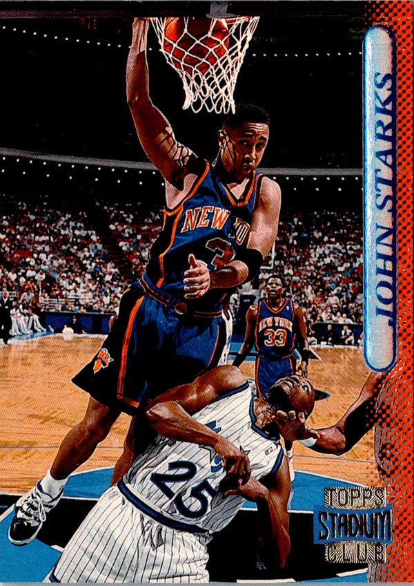 1996 Stadium Club John Starks #39