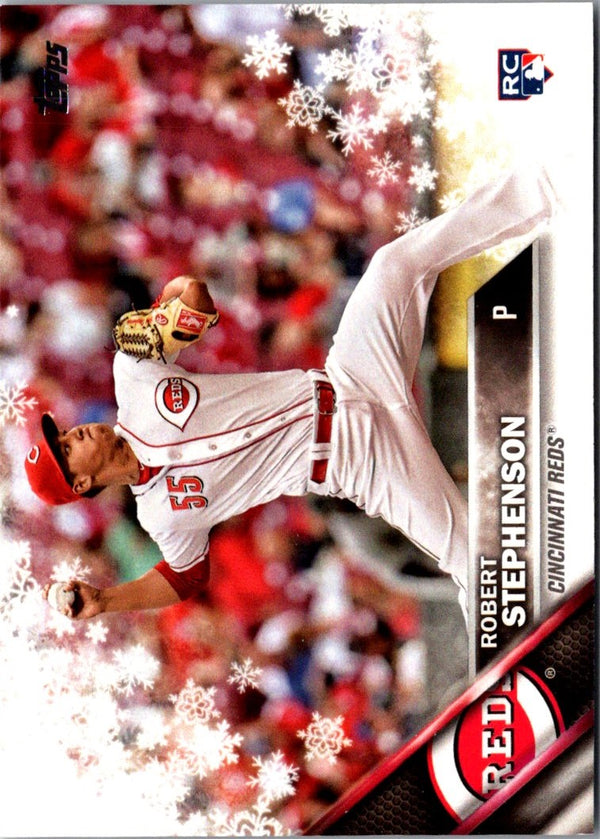 2016 Topps Holiday Baseball Robert Stephenson #HMW128 Rookie