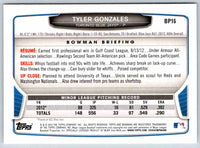 2013 Bowman Tyler Gonzales #BP16