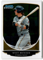 2013 Bowman Chrome Prospects Wyatt Mathisen #BCP87