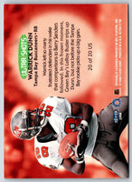 1998 Collector's Edge Supreme Season Review Triple Threat (T3) Warrick Dunn #28
