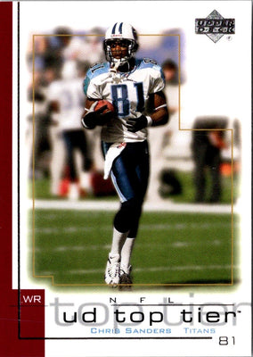2001 Upper Deck Top Tier Chris Sanders #174