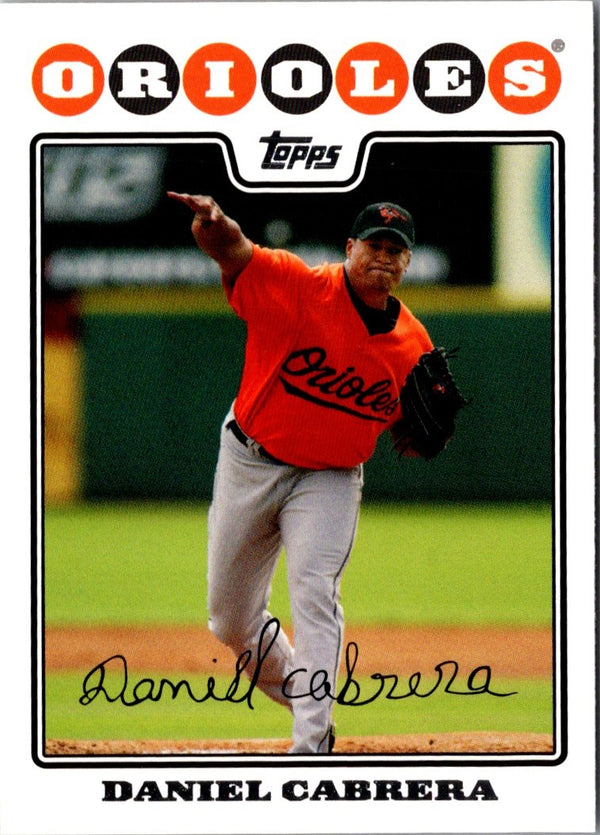 2008 Topps Daniel Cabrera #341