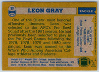 1982 Topps Leon Gray #99