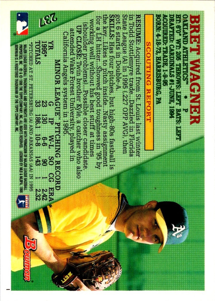 1996 Bowman Bret Wagner