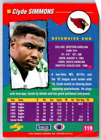 1994 Score Clyde Simmons #119