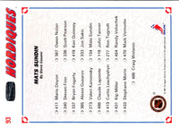 1991 Upper Deck Mats Sundin #93B