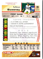 2005 Topps Total Silver Mike Sweeney #20
