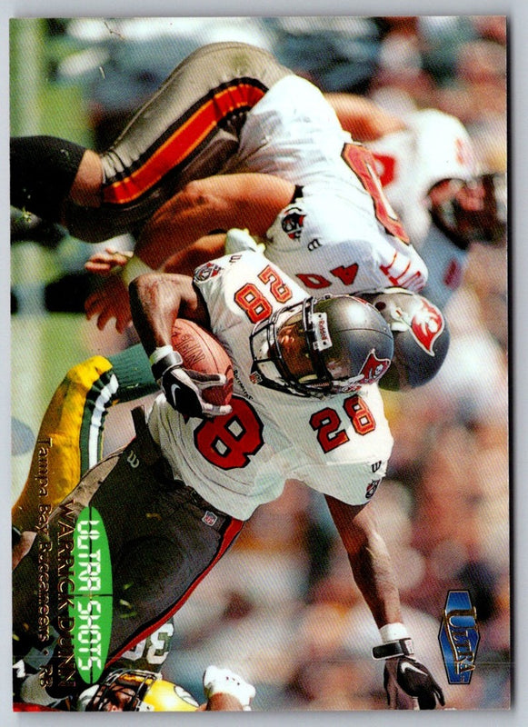 1998 Collector's Edge Supreme Season Review Triple Threat (T3) Warrick Dunn #28