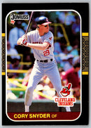 1987 Donruss Cory Snyder