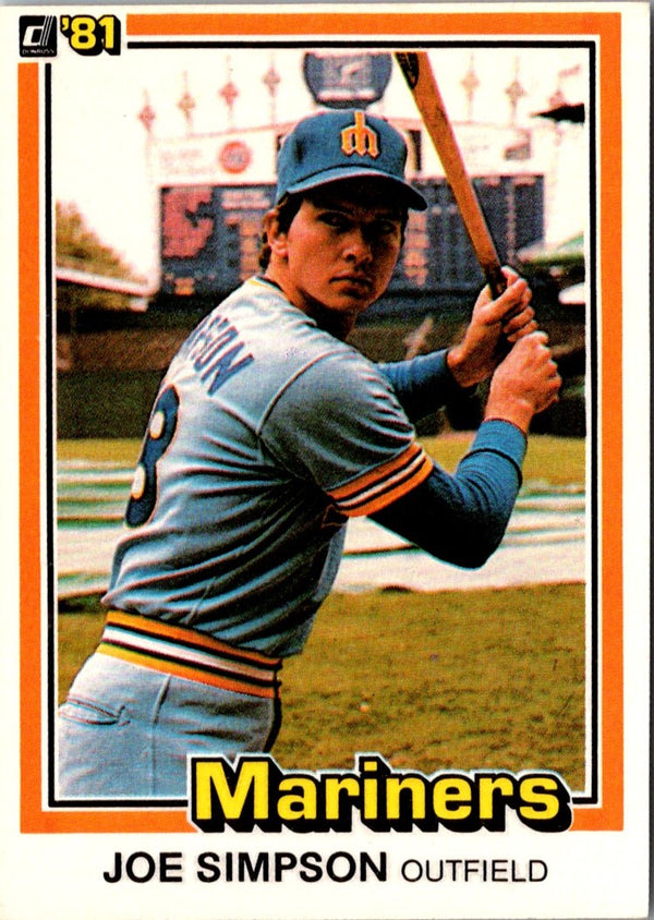 1981 Donruss Joe Simpson #168