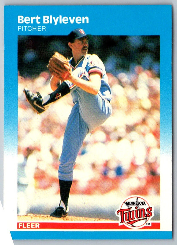 1987 Fleer Bert Blyleven #536