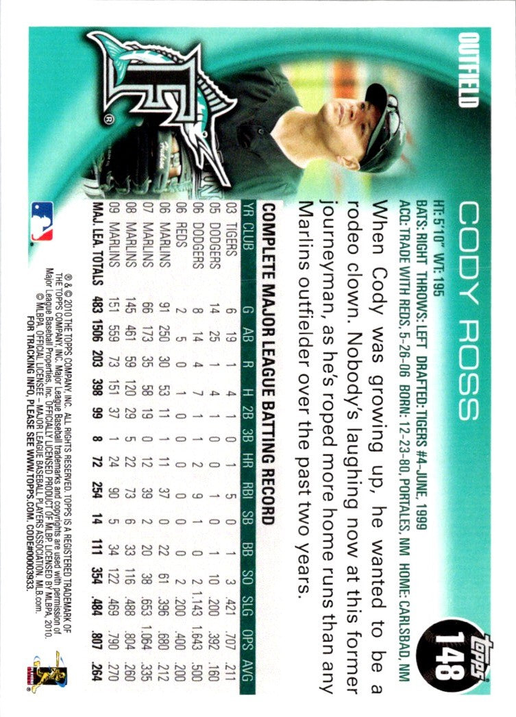 2010 Topps Cody Ross