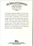 2012 Topps Allen & Ginter Fatality