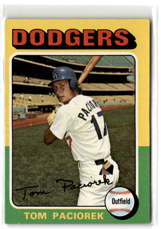 1975 Topps Tom Paciorek #523 NRMT
