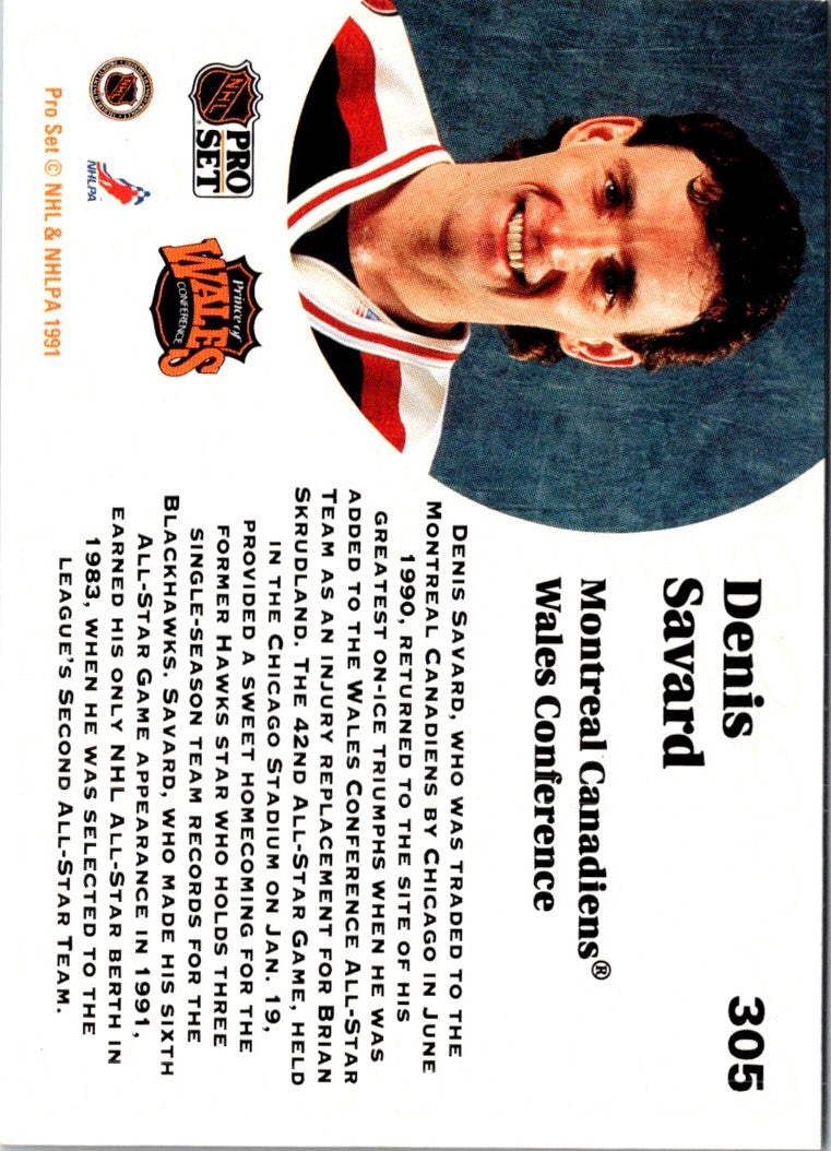 1991 Pro Set Denis Savard