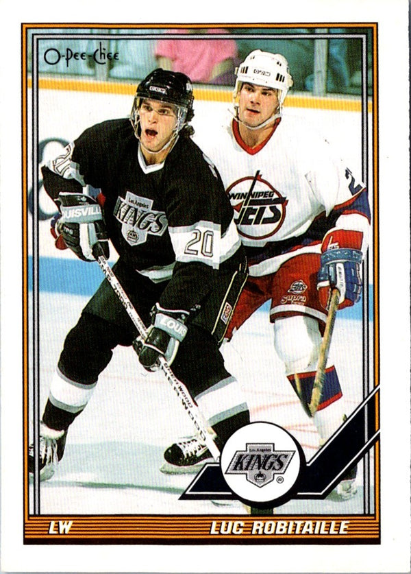 1991 O-Pee-Chee Luc Robitaille #405