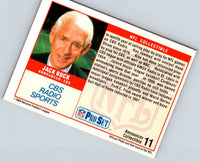 1989 NFL Proset Jack Buck #11