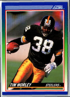 1990 Score Tim Worley #67