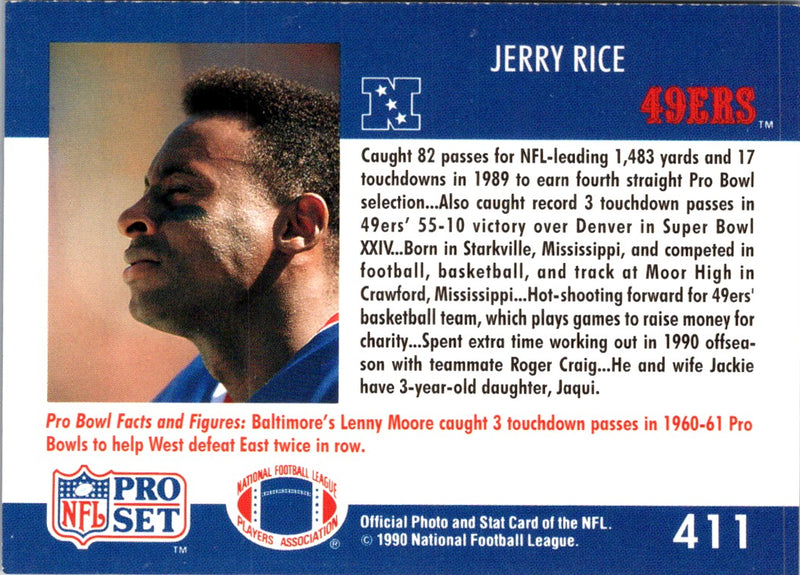 1990 Pro Set Jerry Rice
