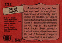 1987 Topps Sean Jones #222 Rookie NM+