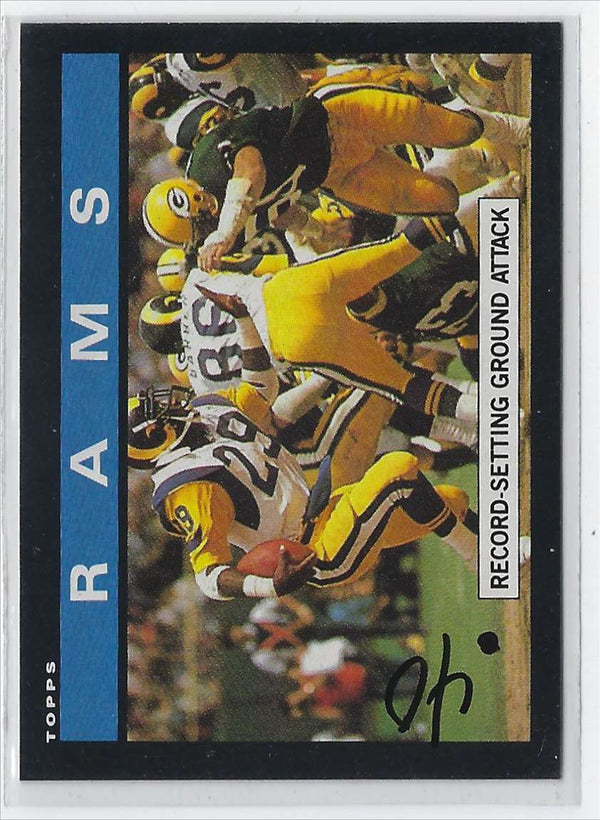 1985 Topps Rams Team Leaders #77