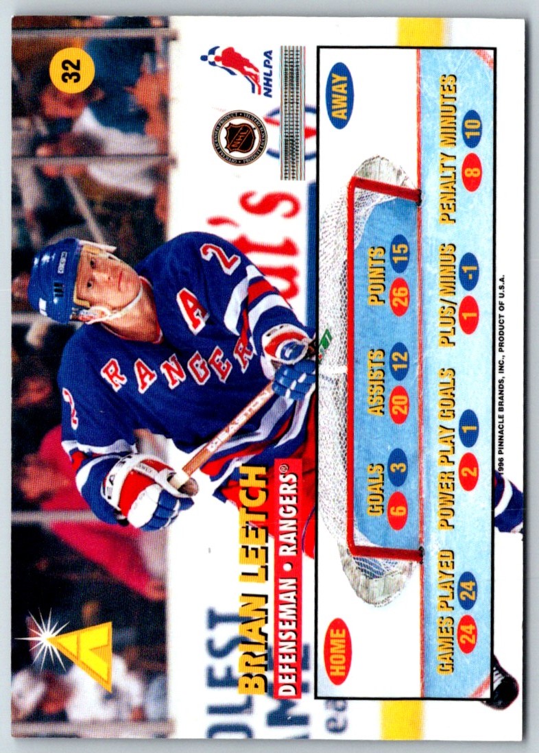 1995 Zenith Brian Leetch