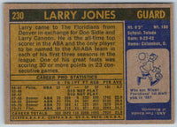 1972 Topps Larry Jones #230