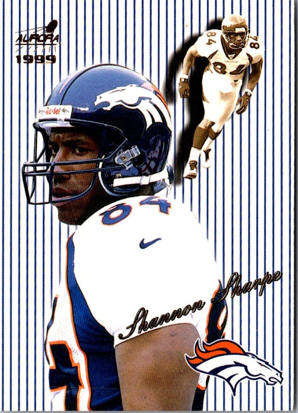 1999 Pacific Aurora Pinstripes Shannon Sharpe #49