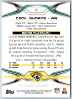 2014 Topps Inception Cecil Shorts #9